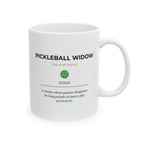 "Pickleball Widow" Mug