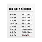 "My Daily Schedule" Poster