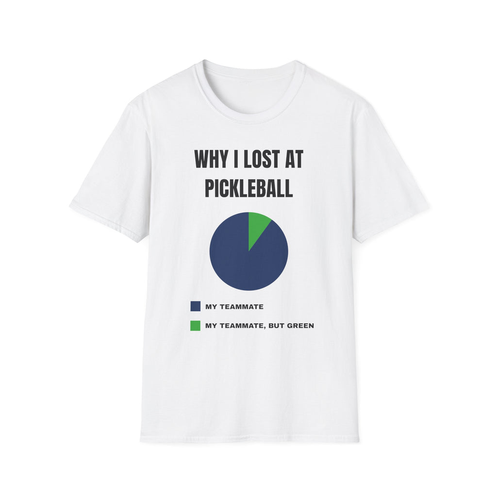"Why I Lost at Pickleball" Shirt