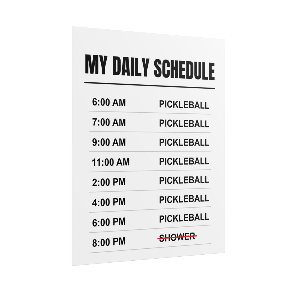 "My Daily Schedule" Poster