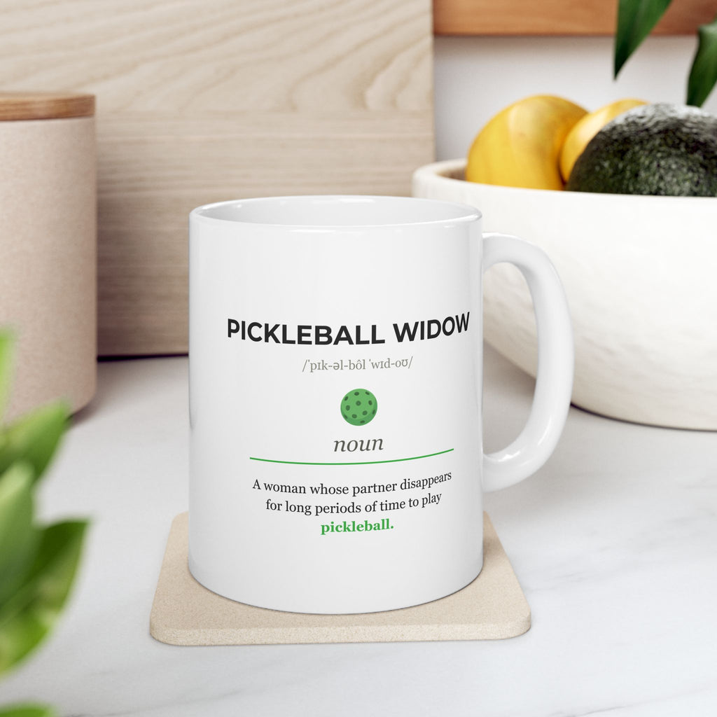 "Pickleball Widow" Mug