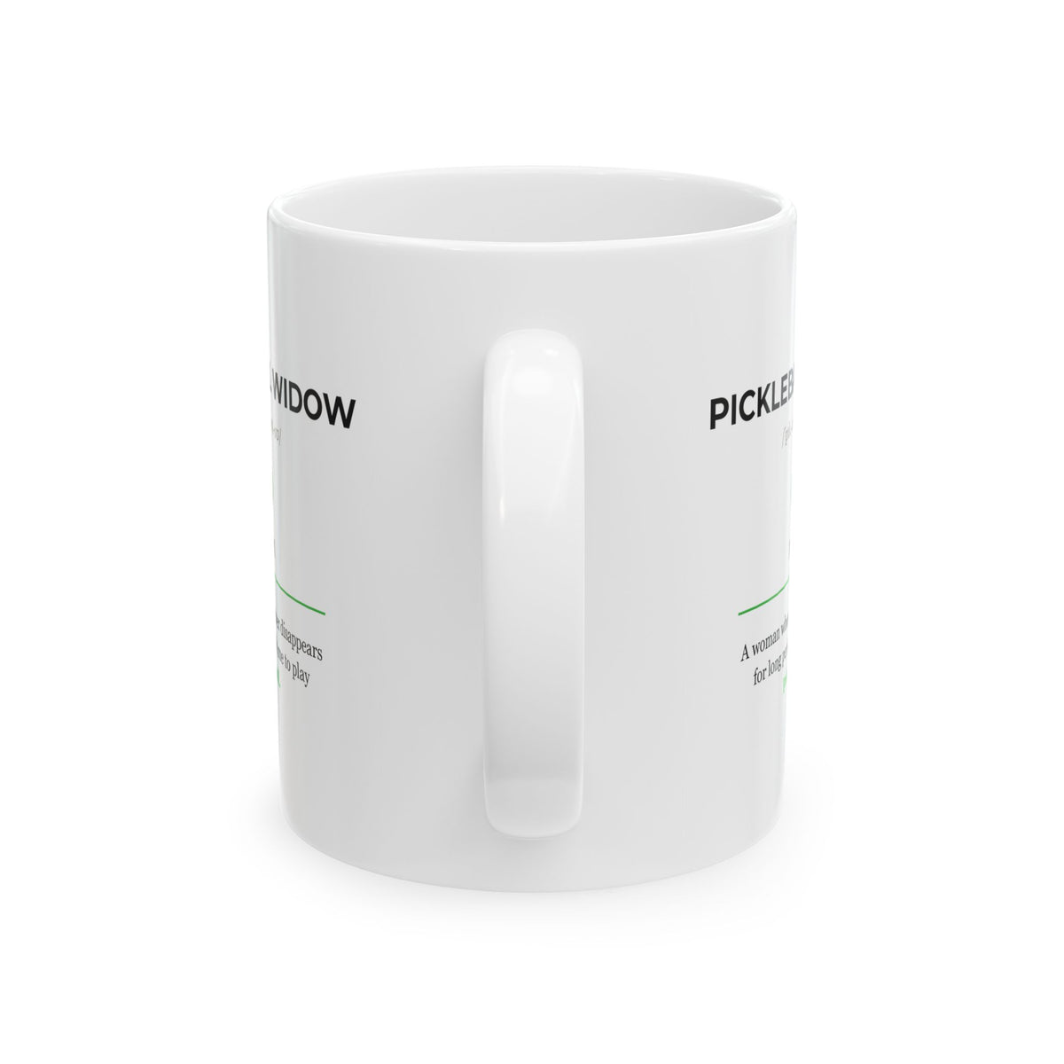 "Pickleball Widow" Mug